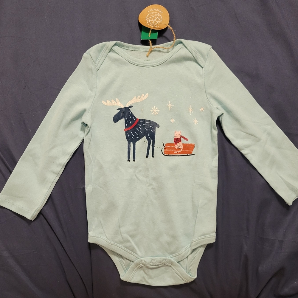 Dip New with tags christmas long sleeve onsie infants 18-24months
